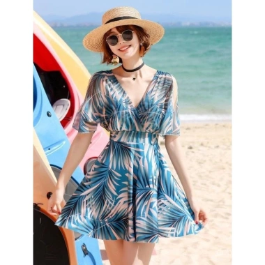 Đồ bơi cỡ lớn bảo thủ cho phụ nữ trung niên - Che khuyết điểm, hỗ trợ giảm cân, một mảnh có gọng, thích hợp suối nước nóng - 234.194₫ 4