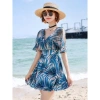 Đồ bơi cỡ lớn bảo thủ cho phụ nữ trung niên - Che khuyết điểm, hỗ trợ giảm cân, một mảnh có gọng, thích hợp suối nước nóng - 234.194₫ 5