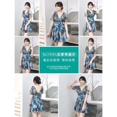 Đồ bơi cỡ lớn bảo thủ cho phụ nữ trung niên - Che khuyết điểm, hỗ trợ giảm cân, một mảnh có gọng, thích hợp suối nước nóng - 234.194₫ 9
