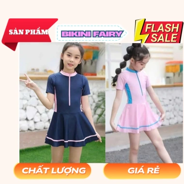 Đồ Bơi Liền Thân Đầm Kín Đáo Size 4-6-8 - Giá 145.000 VND, Thoải Mái và Thanh Lịch