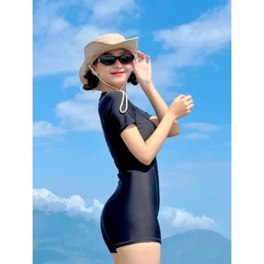 Đồ Bơi Liền Thân Hàn Quốc Size M-L-XL Tay Ngắn/Dài, Che Khuyết Điểm, Vải Cao Cấp 199k