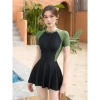 Đồ bơi liền thân tay ngắn thể thao, size M L XL, che khuyết điểm, tôn dáng xinh – Hot Trend 199k 4