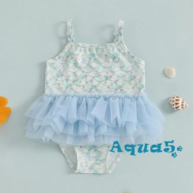 Đồ bơi nàng tiên cá Aqua-Baby Girl không tay sáng bóng - Giá chỉ 176.472₫, giảm 22% 2