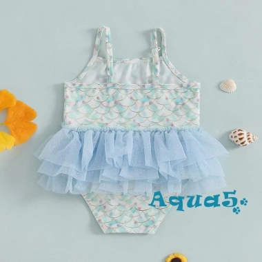 Đồ bơi nàng tiên cá Aqua-Baby Girl không tay sáng bóng - Giá chỉ 176.472₫, giảm 22% 3