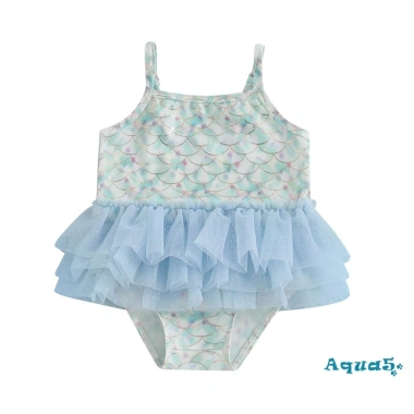Đồ bơi nàng tiên cá Aqua-Baby Girl không tay sáng bóng - Giá chỉ 176.472₫, giảm 22% 10