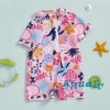 Đồ bơi trẻ em Aqua Toddler hình cá mập tay ngắn, cổ đứng, dây kéo, chống nắng - Giá ưu đãi 128k 2