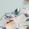 Đồ bơi trẻ em Aqua Toddler hình cá mập tay ngắn, cổ đứng, dây kéo, chống nắng - Giá ưu đãi 128k 8