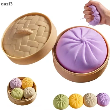 Đồ chơi bánh bao khổng lồ giảm lo âu nhồi bông mềm bóp bột 55.110 VND