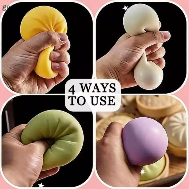 Đồ chơi bánh bao khổng lồ giảm lo âu nhồi bông mềm bóp bột 55.110 VND