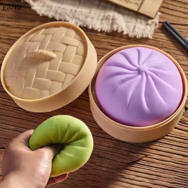 Đồ chơi bánh bao khổng lồ giảm lo âu nhồi bông mềm bóp bột 55.110 VND