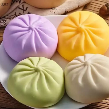 Đồ chơi bánh bao khổng lồ giảm lo âu nhồi bông mềm bóp bột 55.110 VND