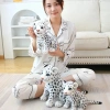 Đồ chơi bông SHANLIN Snow Leopard & Cheetah báo tuyết, sư tử cho bé gái 134.420 VND 3