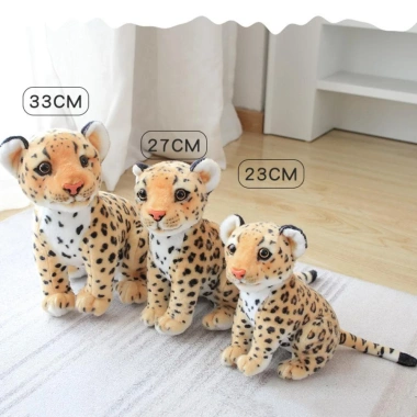 Đồ chơi bông SHANLIN Snow Leopard & Cheetah báo tuyết, sư tử cho bé gái 134.420 VND 4