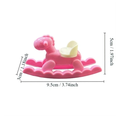 Đồ chơi Búp bê DIY PICESTADIO Rocking Horse Giường trượt Nhà nội thất thu nhỏ cho bé gái Giá ưu đãi 25.410₫ 8