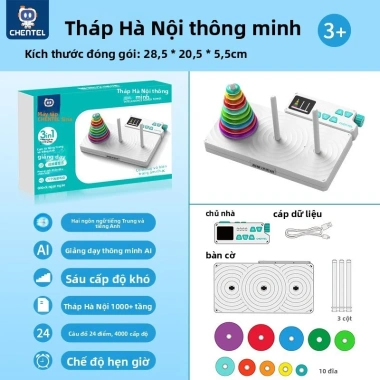 Đồ chơi giáo dục hạt ma thuật - Kim tự tháp trí tuệ, rèn tư duy logic cho trẻ, giá ưu đãi 1.404.200₫ 6