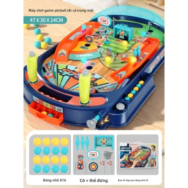 Đồ chơi giáo dục Pinball điện tử 3-6 tuổi - Âm thanh ánh sáng, tương tác cha mẹ, giá ưu đãi 544.600₫