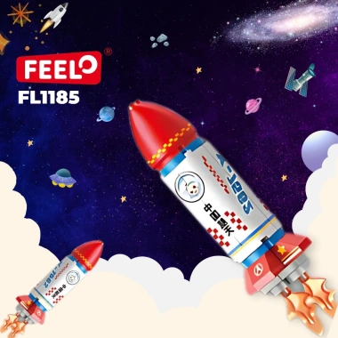 Đồ Chơi Lắp Ráp Tên Lửa Không Gian FEELO 20 Chi Tiết - Kích Thích Tư Duy Kỹ Thuật, 125k