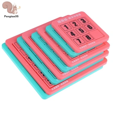 Đồ chơi Montessori Số xếp ghép hình Trượt số Huarong Road Board COD – Giá chỉ 67.100₫