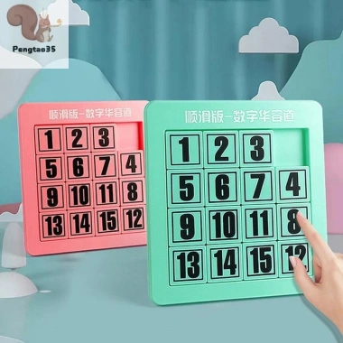 Đồ chơi Montessori Số xếp ghép hình Trượt số Huarong Road Board COD – Giá chỉ 67.100₫