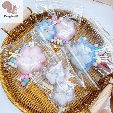 Đồ chơi thư giãn Paw giảm căng thẳng mềm mại - Bóp, ghim chân, giải nén, phục hồi chậm COD