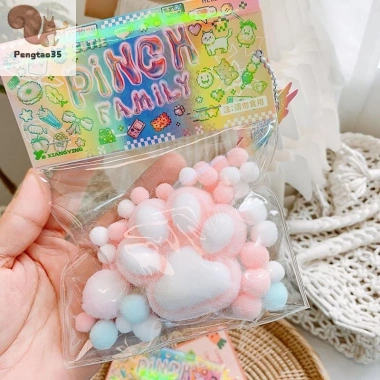 Đồ chơi thư giãn Paw giảm căng thẳng mềm mại - Bóp, ghim chân, giải nén, phục hồi chậm COD