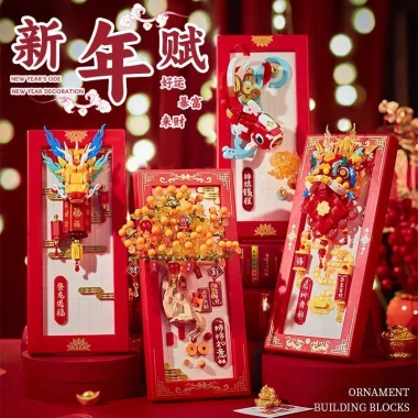 Đồ chơi xếp hình Lucky Model - Bộ lắp ghép cho bé trai và bé gái, quà tặng sáng tạo, giảm giá 18% còn 243.226₫
