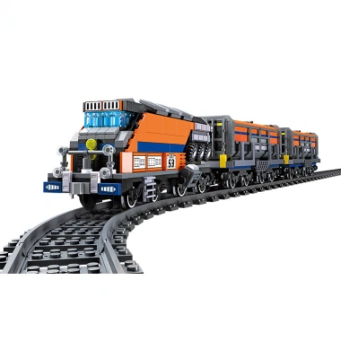 Đồ chơi xếp hình tàu hỏa tốc hành mini - Bộ lắp ghép khó cao, sáng tạo, giá 1.2tr 5