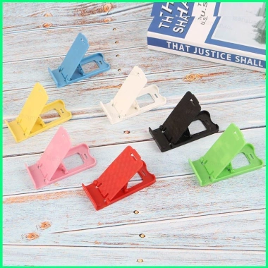 Đỡ Điện Thoại Đôi Nhựa Gấp Đa Tốc Độ - Giá 18.700 VNĐ, Màu Ngẫu Nhiên, Phù Hợp Máy Tính Bảng