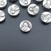 Đồ dùng DIY làm vòng cổ, bông tai cườm bạc – Christian Virgin Mary, 20 phụ kiện thủ công