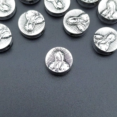 Đồ dùng DIY làm vòng cổ, bông tai cườm bạc – Christian Virgin Mary, 20 phụ kiện thủ công