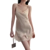 Đồ ngủ nữ Desire mùa hè - Pháp xoay cổ, ren, lót băng lụa, áo liền quần sling 6