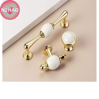 Đồ nội thất gốm: tủ quần áo tay cầm vàng, núm cửa, bàn trang điểm, ngăn kéo – 68.090₫