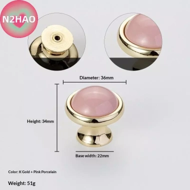 Đồ nội thất gốm: tủ quần áo tay cầm vàng, núm cửa, bàn trang điểm, ngăn kéo – 68.090₫