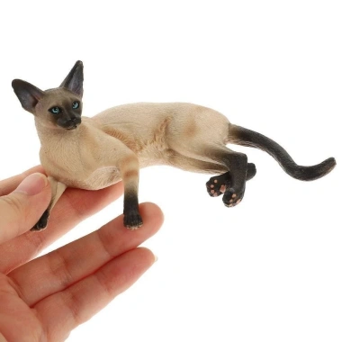 Đồ trang trí mèo YUUKII mô phỏng Ragdoll Xiêm PVC – Tượng mèo Ba Tư, 47.740 VND