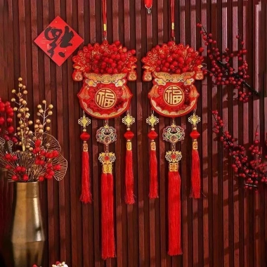 Đồ Trang Trí Ngựa Năm Mới 2.026 - Túi Tiền May Mắn, Cổng Mặt, Dây Chuyền Lễ Hội Xuân, 150.114 VND 2