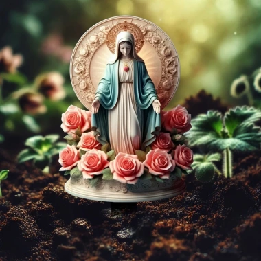 Đồ trang trí Virgin Mary Glowing Colors cho sân vườn - Giá ưu đãi 187.000đ