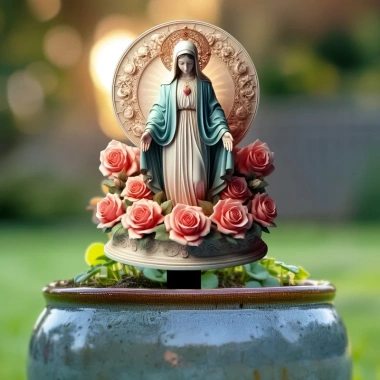 Đồ trang trí Virgin Mary Glowing Colors cho sân vườn - Giá ưu đãi 187.000đ 3 Đồ trang trí Virgin Mary Glowing Colors cho sân vườn - Giá ưu đãi 187.000đ 3