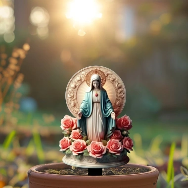 Đồ trang trí Virgin Mary Glowing Colors cho sân vườn - Giá ưu đãi 187.000đ