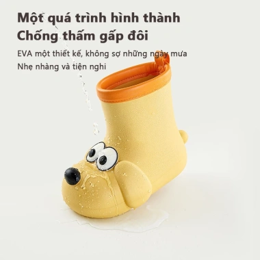 Đôi ủng lội nước Mario bé - Cao su EVA siêu nhẹ, chống thấm, bảo vệ chân, giá 240k 9