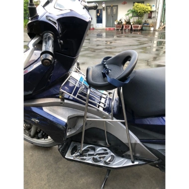Đôn nhựa AB ghế đôn ga inox yên nhựa Airblade PCX Impulse Freego Vespa cho bé - 155k