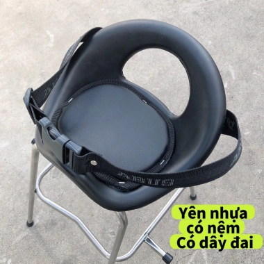 Đôn nhựa nệm, ghế đôn ga inox & nệm mềm, dây an toàn cho bé - Giá ưu đãi 155.760₫