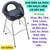 Đôn nhựa nệm, ghế đôn ga inox & nệm mềm, dây an toàn cho bé - Giá ưu đãi 155.760₫ 2