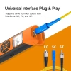 Đồng hồ đo công suất quang học ZoeRax 50+26 dBm USB sạc lại 7 bước sóng SC FC ST Universal Plug & Play - Giá 445.500₫ 4