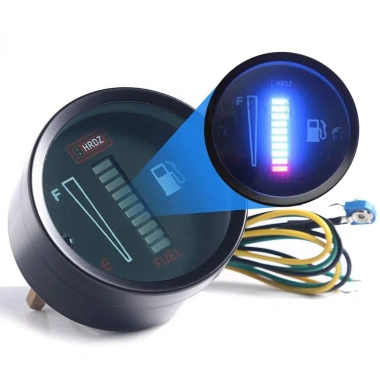 Đồng hồ đo mức nhiên liệu 2 inch 52mm LED đa năng cho ô tô, xe máy, RV – 301.400₫