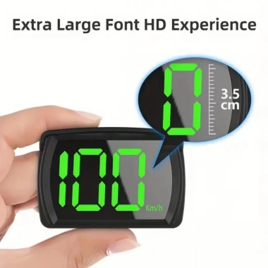 Đồng hồ đo tốc độ GPS cho ô tô MONQIQI HUD hiển thị trên kính chắn gió, giá ưu đãi 127.596₫