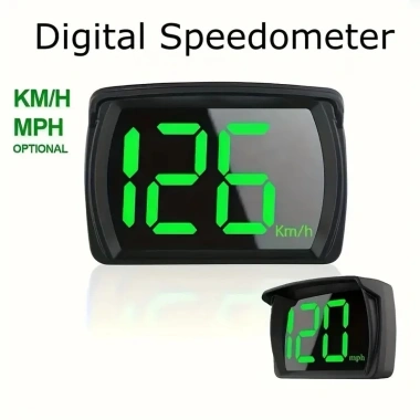 Đồng hồ đo tốc độ GPS cho ô tô MONQIQI HUD hiển thị trên kính chắn gió, giá ưu đãi 127.596₫