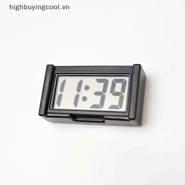 Đồng hồ kỹ thuật số ô tô HCVN, bảng điều khiển tự dính LCD ngày giờ - 71.060₫