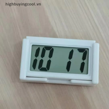 Đồng hồ kỹ thuật số ô tô HCVN, bảng điều khiển tự dính LCD ngày giờ - 71.060₫