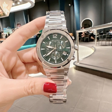 Đồng hồ nam Ferragamo F-80 42mm Swiss Quartz, dây thép không gỉ, tặng hộp đẹp - 3.2tr