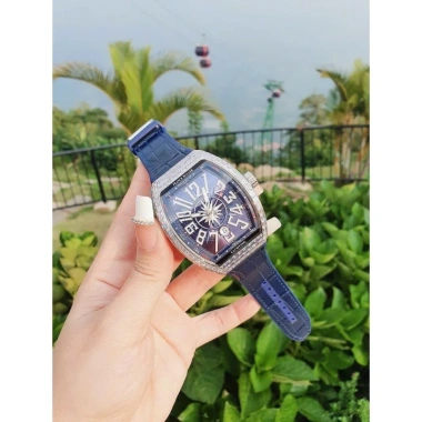 Đồng Hồ nam Franck Muller Yachting v45 44mm máy ETA đá CZ baguette - Tặng hộp 7 Đồng Hồ nam Franck Muller Yachting v45 44mm máy ETA đá CZ baguette - Tặng hộp 7